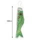 thumbnail image 4 of 2 Piezas Bandera Koinobori Shamjiam Japonesa 100cm Verde 100cm Negro, 4 of 8