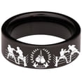 thumbnail image 2 of Boxing Tungsten Carbide Ring, 2 of 9