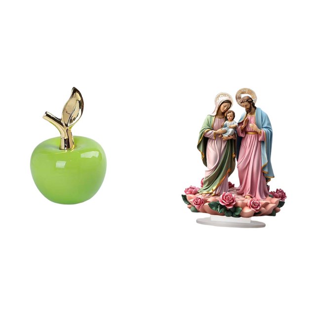 Escultura de fruta de cerámica para cafetería, estudio, sala de vacaciones, decoración de escritorio acrílica 2D, adorno de mesa único para bricolaje,
