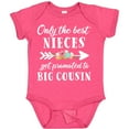 thumbnail image 3 of Inktastic Only the Best Nieces Get Promoted to Big Cousin Boys or Girls Baby Bodysuit, 3 of 5