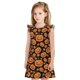 thumbnail image 1 of Fotbe Halloween Pumpkins Vestido de Dormir para Niñas de 3 a 10 Años, Mangas Cortas, Estilo Princesa, Pijama Camisón con Mangas Voladas-X-Large, 1 of 6
