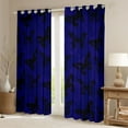 thumbnail image 2 of Feelyou Women Blue Butterfly Blackout Curtains Set of 2 (52x84 Each), Dreamy Animal Window Curtains, Modern Fashion Style Curtains and Drapes, Curtains and Drapes Decor, 2 of 6