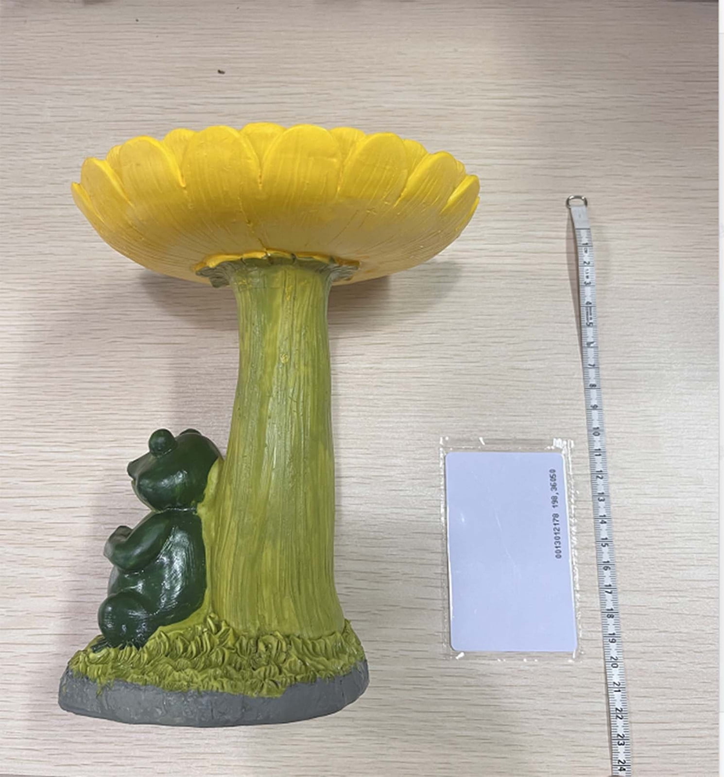Resin Bird Feeder Decorative Garden Feeder Water Food Tray Outdoor Bird Feeding Station Durable Weather Resistant Design Multi Use Storage Decor Bird Feeder for garden yard outdoor use stylish