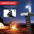 thumbnail image 2 of 2 pack Auto Cane Grab Bar Car Assist Handle 4 in 1 Vehicle Support Handle with LED Flashlight Seatbelt Cutter Window Breaker Auto Cane Grab Bar for Elderly Injured Handicapped Could Load 300lbs, 2 of 10