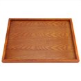 thumbnail image 2 of Bandeja rectangular de madera para servir té, aperitivos y comida, ideal para hoteles y hogares (36 x 27 cm), 2 of 14
