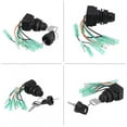 thumbnail image 3 of Motor Ignition Key Switch Assembly forOutboard Control Box, Direct Replacement Plug & Play, Durable and Reliable, OE Number 37110-99E00 37110-92E01, 3 of 8