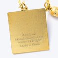 thumbnail image 5 of 2022 FIFA World Cup 3D Trophy Emblem Keychain, Qatar World Cup Mascot Key Chain Souvenir Keyring, Car Backpack Decorative Charm, 5 of 5