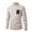 Khaki, variant on Male Autumn and Winter Casual Stand Long Sleeve Vacation Outdoor Knitted Wool Sweater Top