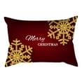 thumbnail image 5 of Christmas Themed Soft Lumbar Pillow,Red Rectangle Christmas Pattern Lumbar Pillow Soft Cushion,Protect Lumbar Keep Health Home Cushion,Suit for Bedroom Office Studyroom(11.81"*19.69"), 5 of 6