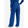 thumbnail image 3 of Jessica London Women's Plus Size Plisse Wide-Leg Trouser, 3 of 5