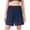 Dark Blue, variant on UAMVSH Cotton Pajama Shorts for Women Comfy Ribbed Knitted Lounge Shorts Plus Size Baggy Elastic Waist Summer Basic Sleep Pj Shorts