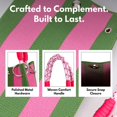 thumbnail image 3 of BadPiggies Women's Knit Bucket Handbag Small Crochet Beach Tote Bag Detachable Handle Wrist Purse, 3 of 9
