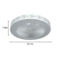 thumbnail image 4 of B Remote Control Led Ceiling Fan With Light 3 Wind Levels 3 Color Temperatures Low Profile Enclosed Blades For Bedroom Dimmable Quiet Low Noise Safe, 4 of 7