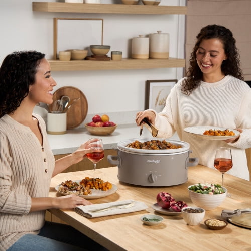 Crock-Pot Design Series 6-Quart Manual Slow Cooker, Alpaca Brown