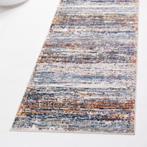 Rugs.Com Malibu Collection Runner Rug ‚Äì 10 Ft Runner Multi Low-Pile Rug Perfect For Hallways, Entryways