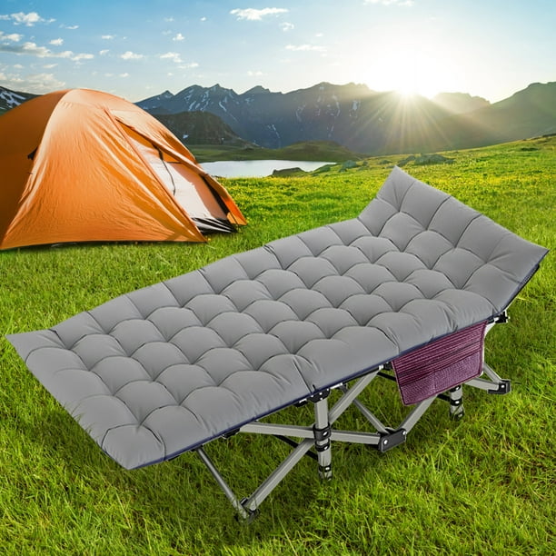 Slsy Camping Cots Adults, 1200D Folding Cots, Heavy Duty Sleeping Cots