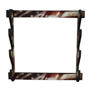 Rush Creek Creations 3 Rifle/Shotgun Wall Gun Rack, Americana Finish, Easy Assembly