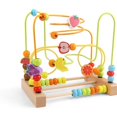 thumbnail image 1 of Around Beads Wire Maze Toy Puzzle Carton Puzzle Around Toy For Baby Colorful Around Beads, 1 of 9