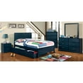 thumbnail image 4 of Furniture of America Belina Cottage Wood Headboard, Full/Queen, Blue, 4 of 5