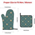 thumbnail image 3 of Saint Patrick Day Oven Mitts and Pot Holders 4 Pcs Sets for Kitchen, Cooking Gloves Heat Resistant Oven Mitt Gloves Non Slip Potholders BBQ Gloves for Grilling, Baking, BBQ, 3 of 6