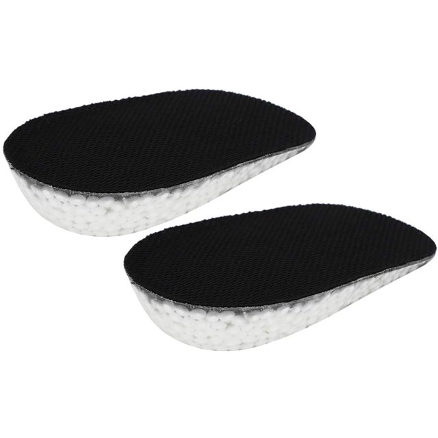 Height Increase Insoles, Height Boosters Pair Height Increase Insole Half InvisibleHeel InsertShoes Lift Pad Taller Cushion (2.5cm)
