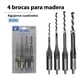 thumbnail image 2 of Kit Broca Para Agujeros Cuadrados Rork Madera 4 Piezas MRK-043, 2 of 6