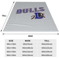 thumbnail image 5 of Durham Bulls Logo Blanket Large Luxury Fleece Soft Anti-Static Anti-Pilling Flannel Bed Blanket, 5 of 6