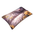 thumbnail image 2 of Haiem Pillowcase for Hair and Skin Queen - Warm Sunflower Sleeping Cat Printed Soft Pillowcase with Envelope Closure-16"x24", 2 of 8