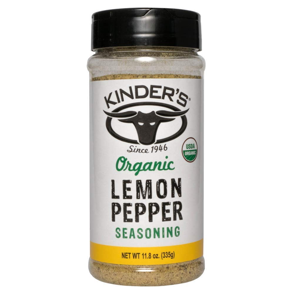 Kinder's Organic Lemon Pepper Seasoning, 11.8 OZ