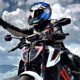 thumbnail image 2 of Casco de moto Casco integral de calle para unisex Adulto Cool, 2 of 7