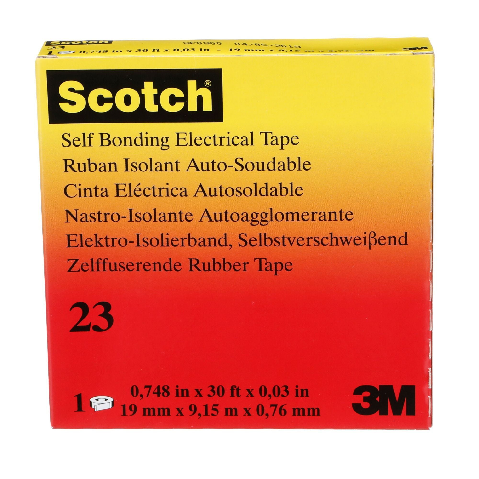 Scotch Rubber Splicing Tape (23): 3/4 in. x 30 ft. (Black)