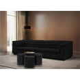 thumbnail image 2 of Meridian Furniture Petal 4-Piece Black Terrazzo Pattern Iron Metal Coffee Table, 2 of 7