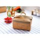 thumbnail image 2 of unbranded Bolsa Lunch Woven De Rattan Khaki Portátil Con Y Función Térmica Para Viajes Y Trabajo, 2 of 8
