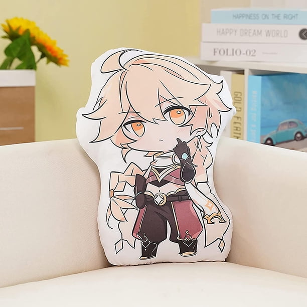 Genshin Impact Almohada De Felpa, Almohada De Juguete, Muñecas De Dibujos Animados Suaves, Cojín para Sofá, Almohada para Abrazar, Almohada Y Colección De Personajes De Juegos De Anime De Co