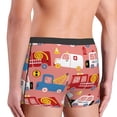 thumbnail image 5 of Disketp Cartoon With Traffic Elements Men'S Boxer Briefs,Soft And Breathable Cotton Underwear With Comfortflex Waistband, 5 of 8