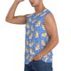 thumbnail image 3 of Fotbe Kawaii Corgi Men's Camiseta sin Mangas Estampada para Hombres, Playera Casual para Gimnasio, Entrenamiento, Playa-3X-Large, 3 of 7