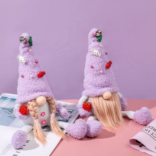 Fiudx Muñeco de Peluche de Gnomos Navideños, Diseño Festivo de Calabaza Rudolph, Decoración Navideña para El Hogar, Perfecto para Mesa y Estante, Regalo Único de Halloween, 1 Muñeca de Tela, Espíritu