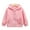 Pink, variant on GYRATEDREAM Girls Zip-up Jacket Lightweight Hoodie Sweatshirt Toddler Kid Fall Winter Warm Coats 2-10T