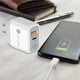 thumbnail image 2 of Cargador rápido de 25 W para teléfonos móviles, 5 V, 5 A, adaptador tipo C con cabezal de carga rápida europeo y británico., 2 of 6