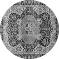 thumbnail image 1 of Ahgly Company Indoor Round Persian Gray Traditional Area Rugs, 4' Round, 1 of 4