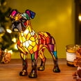 thumbnail image 6 of Boxer Spaniel Lamp, Dog Series Art Night Light, Colorful Pet Dogs Themed Led Table Lamps, Vintage Style Pet Memorial Decor with Warm Ambient Glow, Unique Gifts for Dog Lovers, 6 of 6