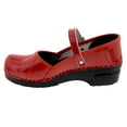 thumbnail image 3 of BJORK Marcella Mary Jane Leather Clogs (Red Patent, EU-42), 3 of 7