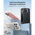 thumbnail image 3 of Funda ESR para iPhone 16 Pro de silicona con soporte MagSafe, color rosa, 3 of 9