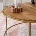 thumbnail image 4 of Pemberly Row Mid-Century Engineered Wood Coffee Table in Natural, 4 of 7