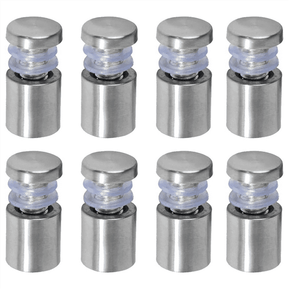 3/4 Dia X 1Inch(19x25mm) Standoff Screws Wall Mount Sign Holders Acrylic Glass Nails 8PCS