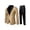Khaki, variant on Men's Slim Fit Peaked Lapel Tuxedo Blazer Embossed Performance Formal Wear Printed Flap Pockets Suits for Prom Party Event Banquet Nightclub Ceremonies Photo