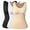 3 Packs:Black+White+Beige, variant on Vaslanda Women's Shapewear Camisole with Built-in Bra - Tummy Control Compression Tank Tops
