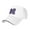 White, variant on Mount Union Purple Casual Sandwich Baseball Cap Adjustable For Men For Women