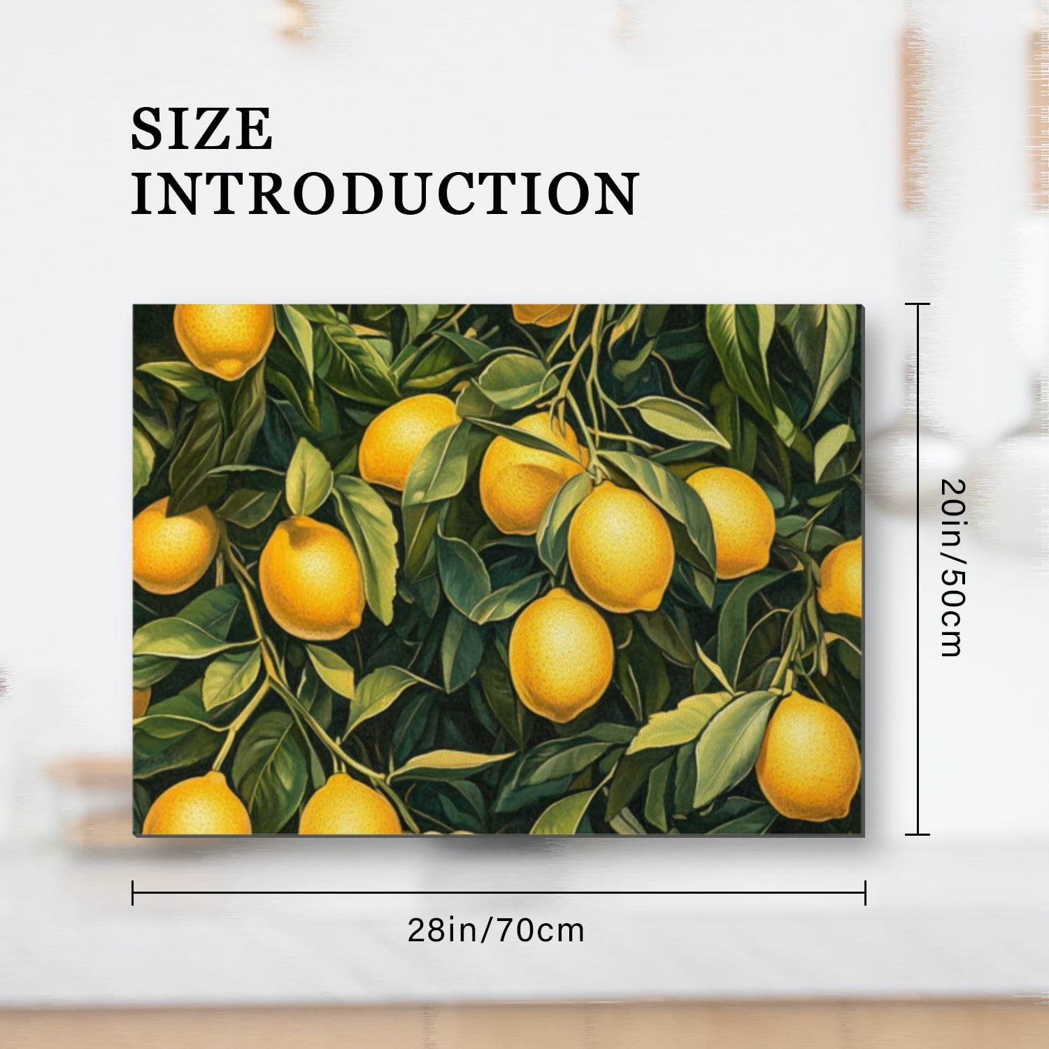 Stove Top Covers for Electric Stove, Yellow Lemon with leaves, Heat Resistant Cooktop Cover, Glass Induction Cooktop Protector Mat, Foldable Decoration pad for Kitchen RV (28×20 Inch)