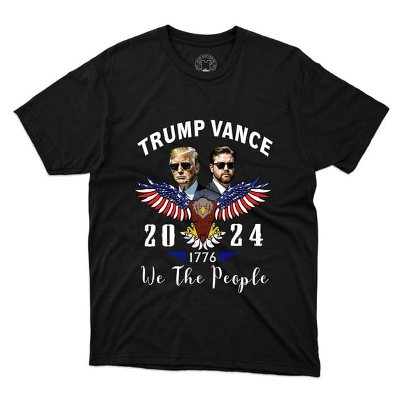 Trump Vance 2024 Tee We The People 1776 Presidential Election Unisex Printed T-Shirt